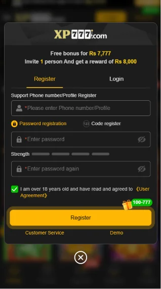 xp777-login